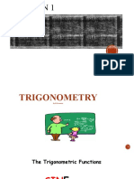 Session 1: MA.1.01 - Create, Interpret and Analyze Trigonometric Ratios That Model Real-World Situations