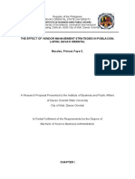 The Effect of Vendor Management Strategies in Poblacion, Lupon, Davao Oriental Morales, Princes Faye C