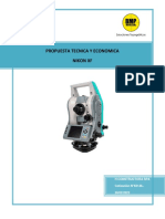 Propuesta Técnica Económica Estación Total NIKON XF - BMP Renta