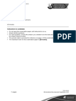 Chemistry Standard Level Paper 1: Instructions To Candidates