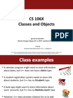 CS 106X Classes and Objects: Guest Presenter: Marty Stepp (Stepp AT Cs DOT Stanford DOT Edu)