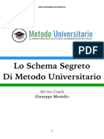 5) Lo Schema Segreto Di Metodo Universitario