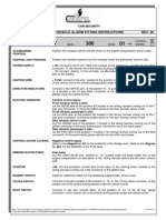 Peugeot 306 01: Specific Vehicle Alarm Fitting Instructions Rev. 00