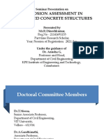 Corrosion Assessment in Reinforced Concrete Structures