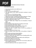 Microbes in Human Welfare Assignment