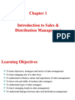 Chapter 1 Introduction To Sales & Distribution Management 1