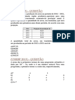 Progressão Aritmética - Exercícios