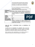 TEMA Ciclo de Vida y Estrategias para El Desarrollo de Sistemas