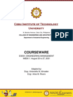 Courseware: Cebu Institute of Technology University