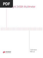 3458A - Calibration Manual