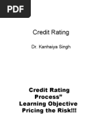 Credit Rating: Dr. Kanhaiya Singh