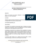 Informe Final Operación de Rescate