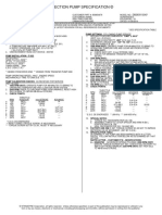 Injection Pump Specification ©