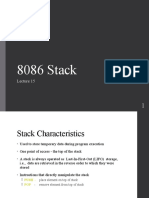 Lecture 15 8086 Stack