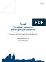 Tema 2 - Variables y Procesos Psicológicos en El Deporte-1