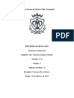 Informe Medicina Tradicional - Biolog