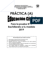 Práctica (A) Educación Cívica-Bachillerato A Tu Medida-01-2019