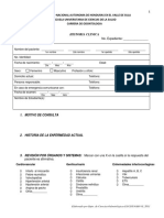 Instructivo para El Llenado de Historia Clínica Odontológica UNAH-Vs