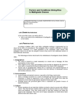 Factors and Conditions Giving Rise To Multigrade Classes: Lesson 2