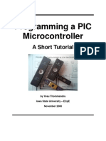 Programming A PIC Microcntroller-Tutorial