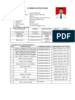 Curriculum Vitae: Personal Data