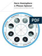 Southern Hemisphere Moon Phases Spinner: W An in