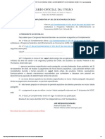 Lei Complementar #191, de 8 de Março de 2022