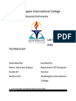 Goldengate International College: WEB Technology