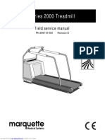 Series 2000 Treadmill: Field Service Manual