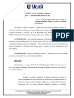 RESOLUÇÃO #041-2021-CONSUP - Altera A Resolução Nº 009 de 04 de Março de 2021, Do Conselho Acadêmico Superior - CONSUP e Dá Outras Providências