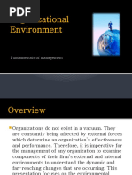 Lecture 5 - Organizational Environment-Internal-external-task