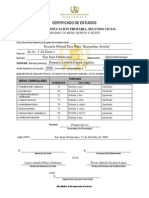 Certificado 2008