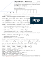 Cours Logarithme Exercices