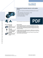 Flowmeter/Threshold Detector With Paddle Wheel: Type 8032 / SE32