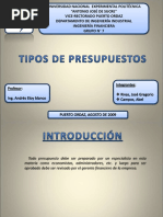 Tipos Presupuestos