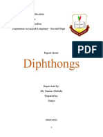 Diphthongs