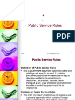 Public Service Rules