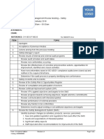 Management Review Agenda ISO 45001