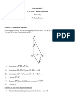 Devoir À Domicile - TCSI Et 1BAC BIOf - Dr. Karam Ouharou