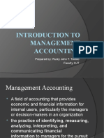 Introduction To Management Accounting