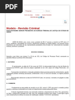 Modelo - Revisão Criminal - Portal Jurídico Investidura - Direito