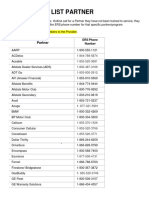 All Partner and Lines Transfer List UPDATE