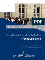 2021 Ete - Procedure Civile - Fascicule de Revision