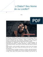 Estudo Sobre Quem É o Diabo