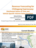 Traffic and Revenue Forecasting For The Dhaka-Chittagong Expressway: Distributed Values of Time and Vehicle-Specific Volume-Delay Functions