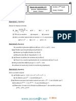 Devoir de Contrôle N°3 Avec Correction - Math - 3ème Math (2009-2010) MR Hafsi Salem