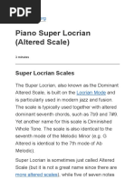 Super Locrian Scale Jazz