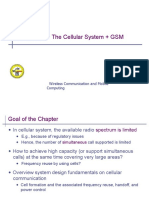 Chapter 1&2: The Cellular System + GSM: Wireless Communication and Mobile Computing