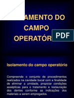 AULA+PRÁTICA-Isolamento Do Campo Operatório