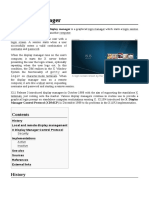 X Display Manager: Manager Control Protocol (XDMCP) in December 1989 To Fix Problems in The X11R3 Implementation